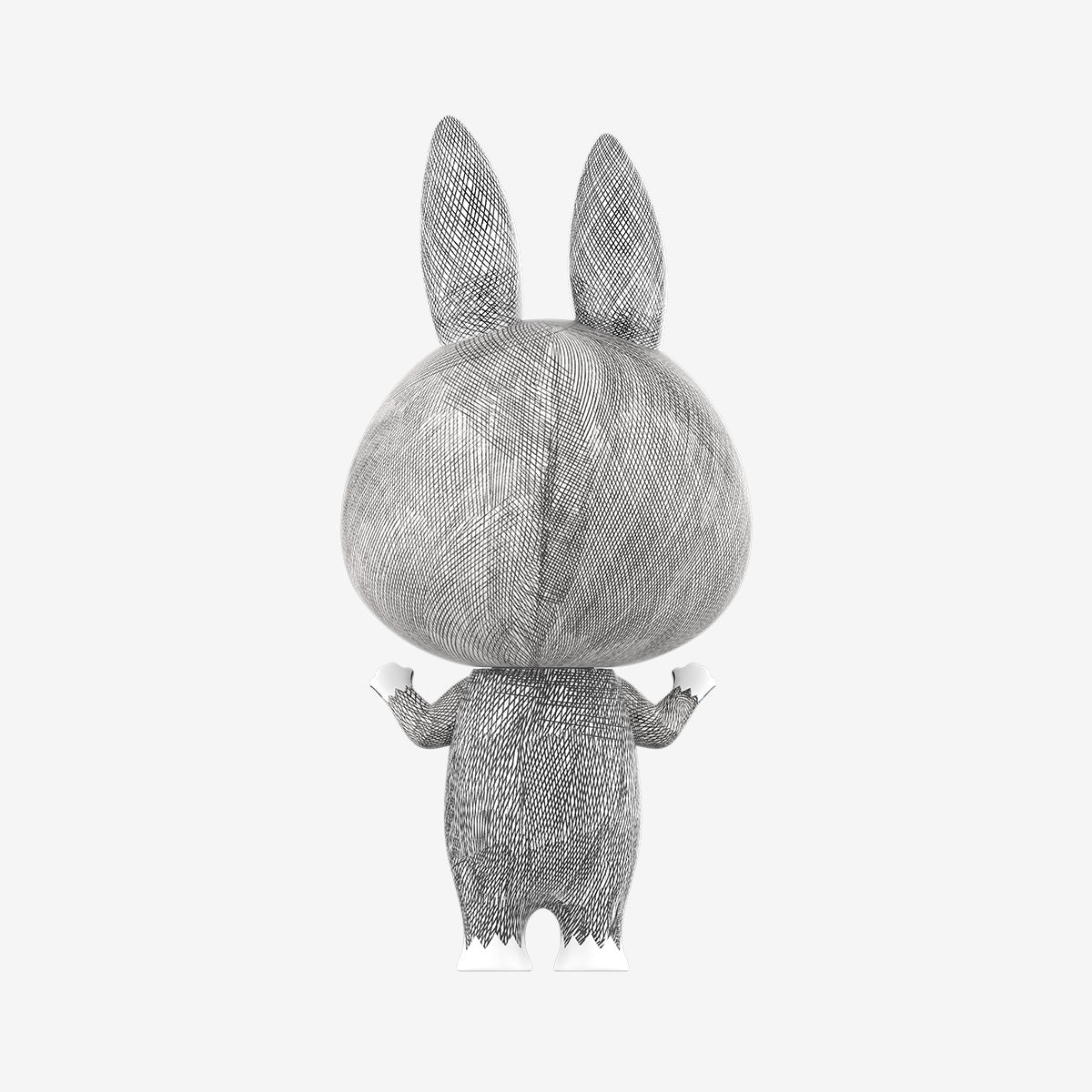 POP MART MEGA MEGA LABUBU 400% Sketch Collection Figurine, 13.8 Inch Height, Toys for Modern Home Décor, Collectible Art Toy