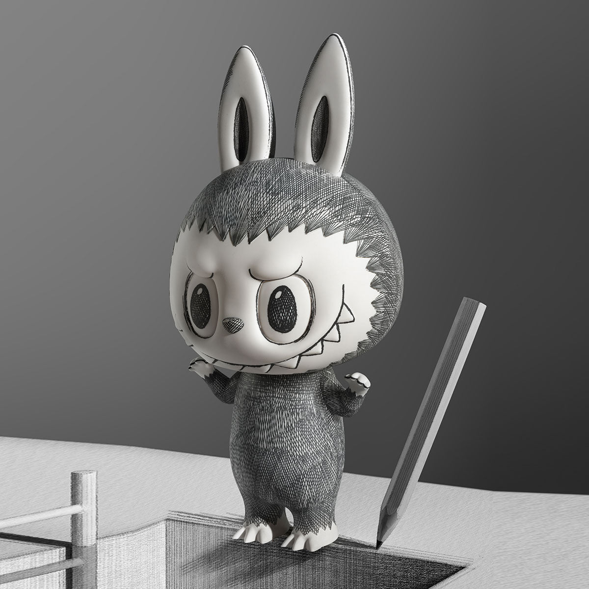POP MART MEGA labubu 1000% Figures 1PC Premium Design Gifts for Women Fan-Favorite Collectible Chic Art Toy Action Figure