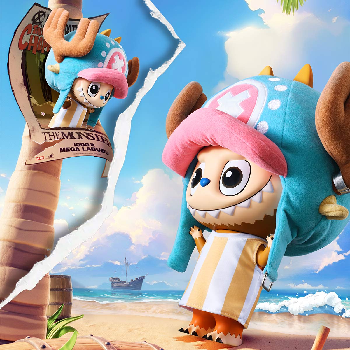 MEGA LABUBUTONY TONY CHOPPER 400%