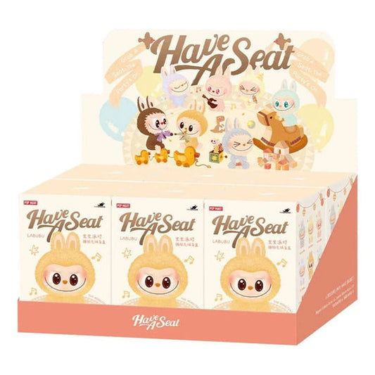 Pop Mart The Monsters Labubu Have a Seat vinyl plush Sealed Case