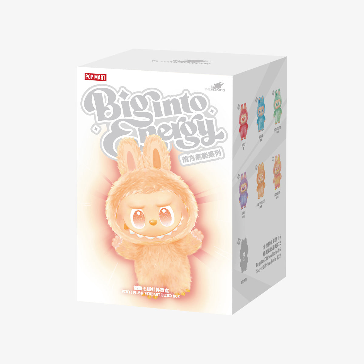 Labubu THE MONSTERS Big into Energy Series-Vinyl Plush Pendant Blind Box Figures Doll