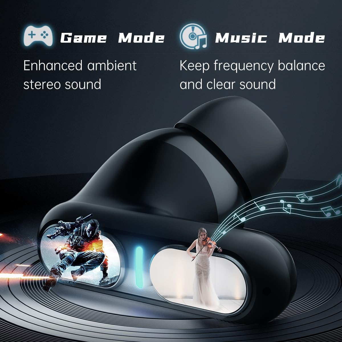 Langsdom Theta PRO Wireless Earbuds with Mic