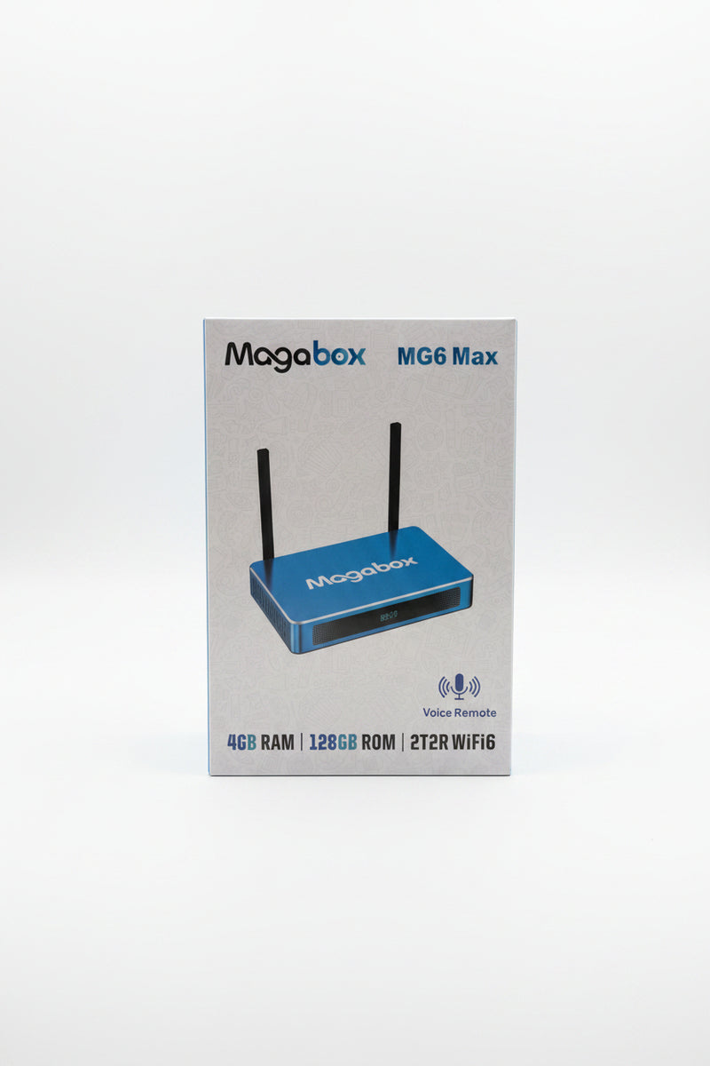 Newest version! 2026 Magabox MGo MAX Box 4GB + 128GB Voice Command Remote