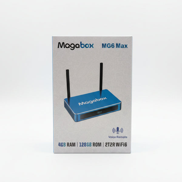 Newest version! 2026 Magabox MGo MAX Box 4GB + 128GB Voice Command Remote