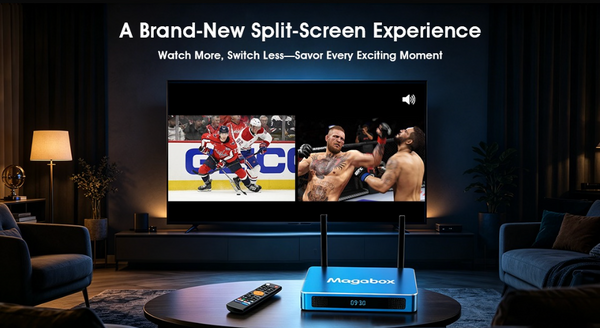 Newest version! 2026 Magabox MGo MAX Box 4GB + 128GB Voice Command Remote