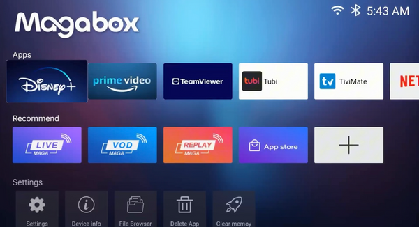 Newest version! 2026 Magabox MGo MAX Box 4GB + 128GB Voice Command Remote