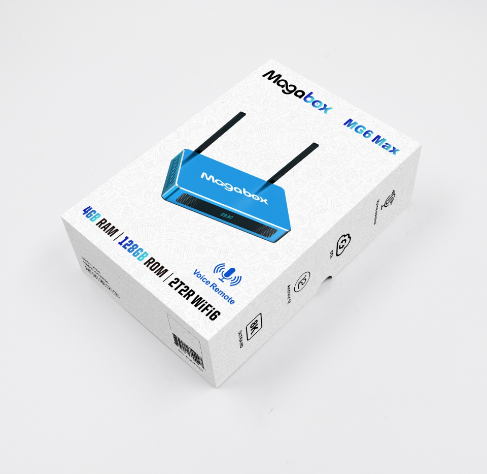 Newest version! 2026 Magabox MGo MAX Box 4GB + 128GB Voice Command Remote