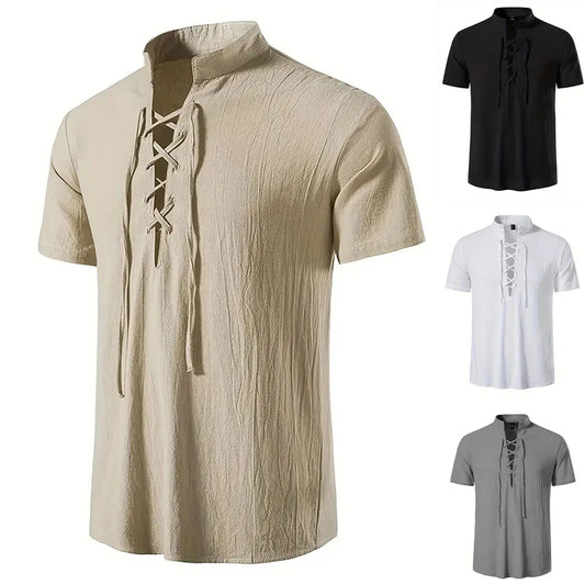 Men's Retro Shirt Short Sleeve