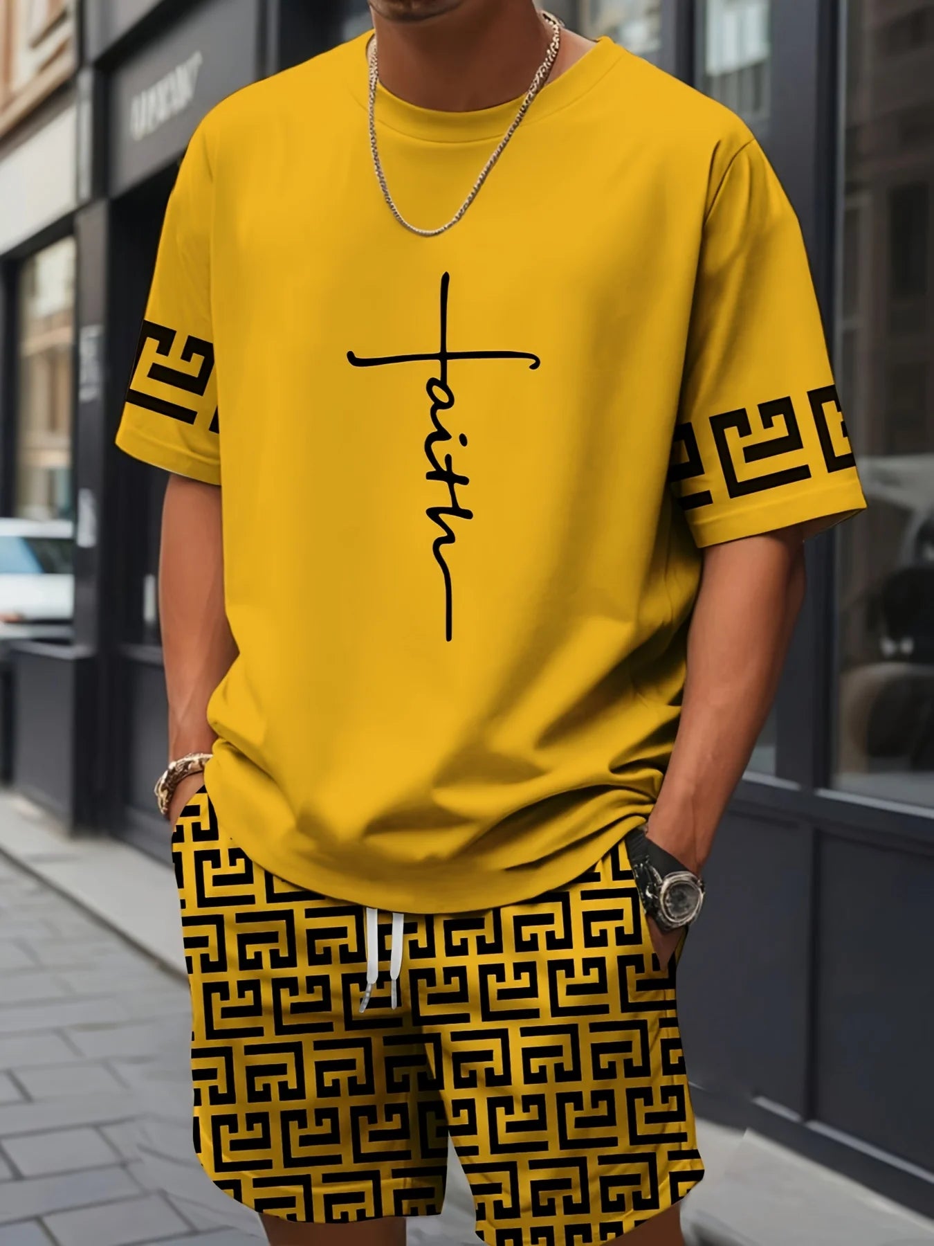 Summer Set Short-Sleeve T-Shirt Two-Piece Set
