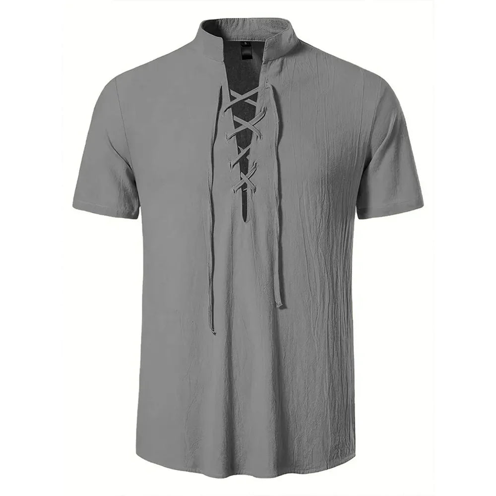 Men's Retro Shirt Short Sleeve