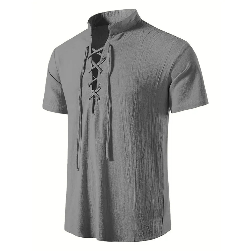 Men's Retro Shirt Short Sleeve