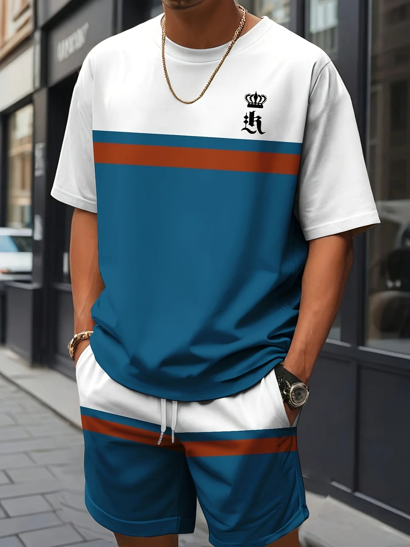 Summer Set Short-Sleeve T-Shirt Two-Piece Set