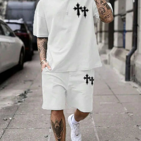 Summer Set Short-Sleeve T-Shirt Two-Piece Set