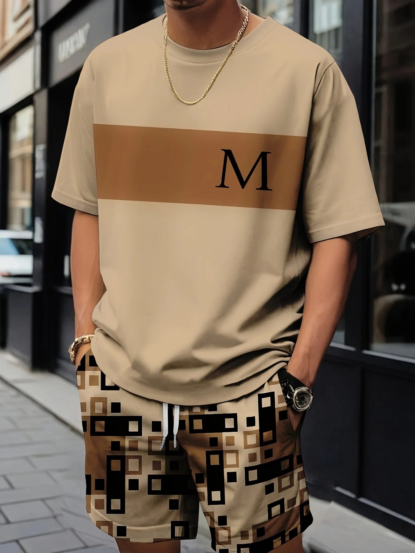 Summer Set Short-Sleeve T-Shirt Two-Piece Set