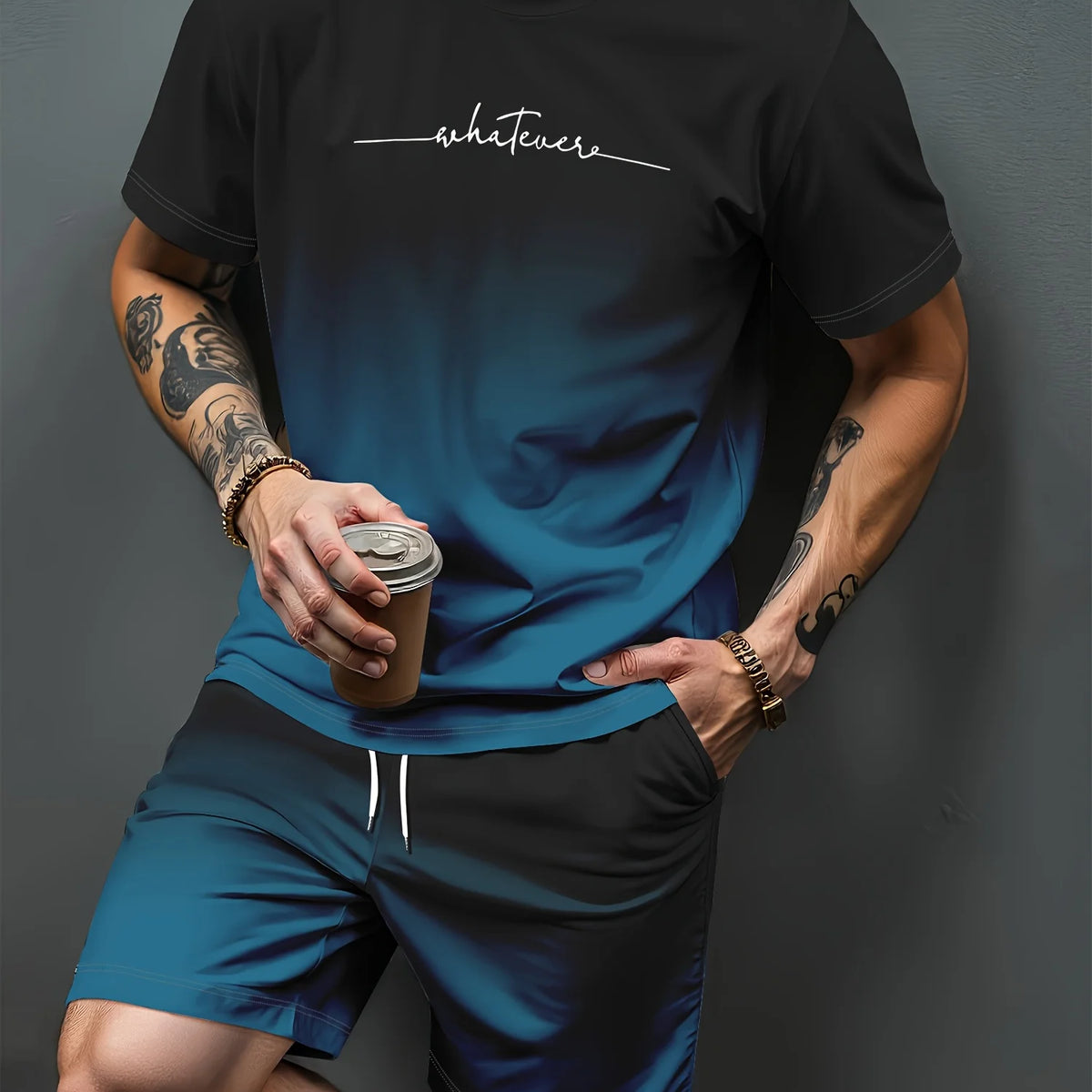 Summer Set Short-Sleeve T-Shirt Two-Piece Set