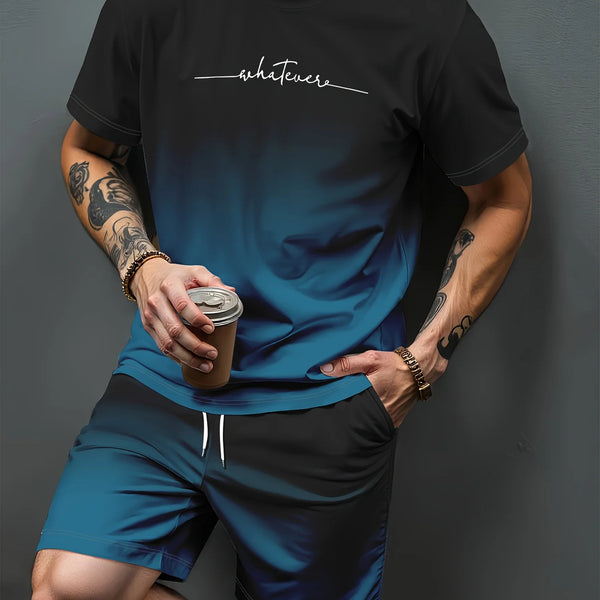 Summer Set Short-Sleeve T-Shirt Two-Piece Set