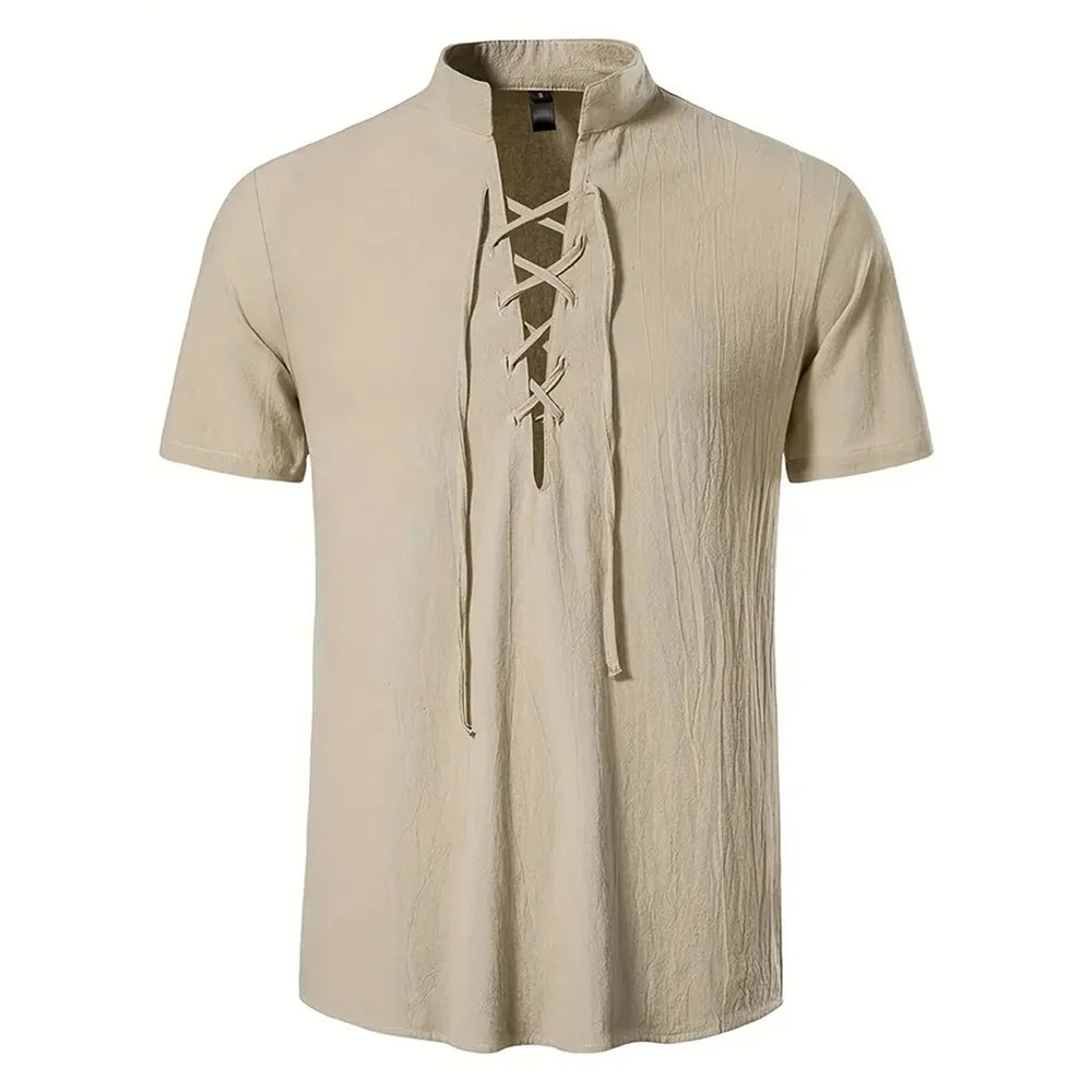 Men's Retro Shirt Short Sleeve