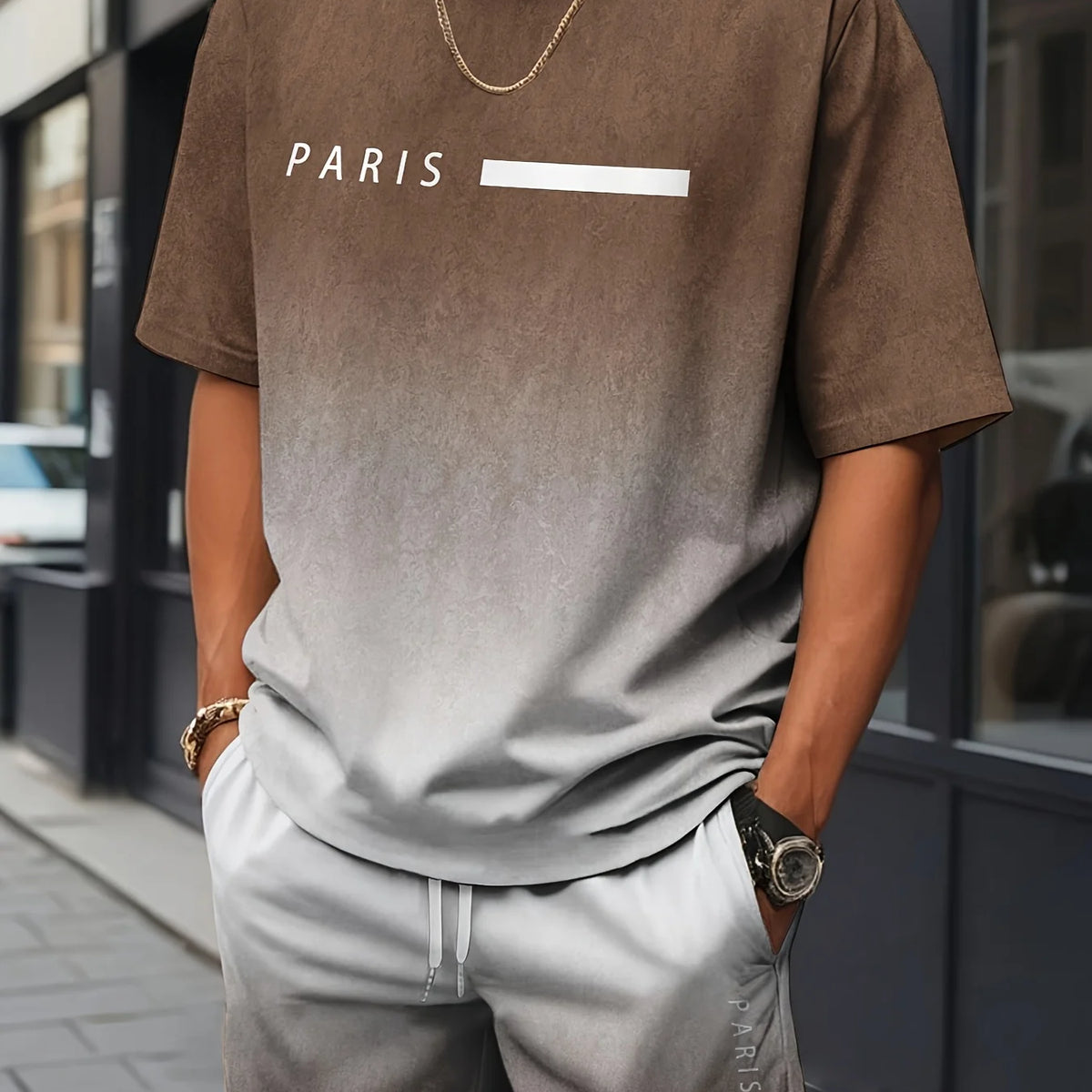 Summer Set Short-Sleeve T-Shirt Two-Piece Set