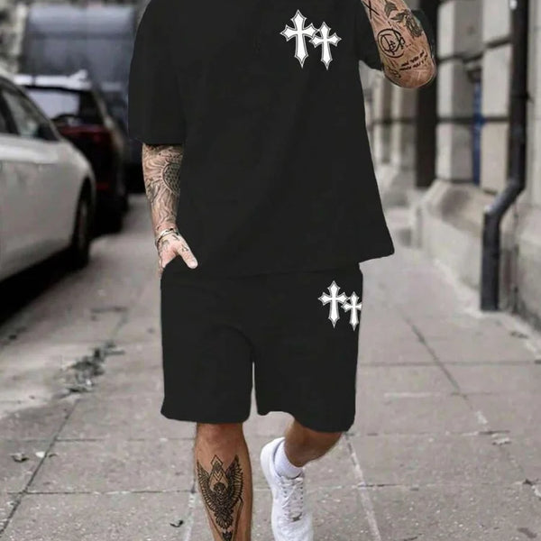 Summer Set Short-Sleeve T-Shirt Two-Piece Set