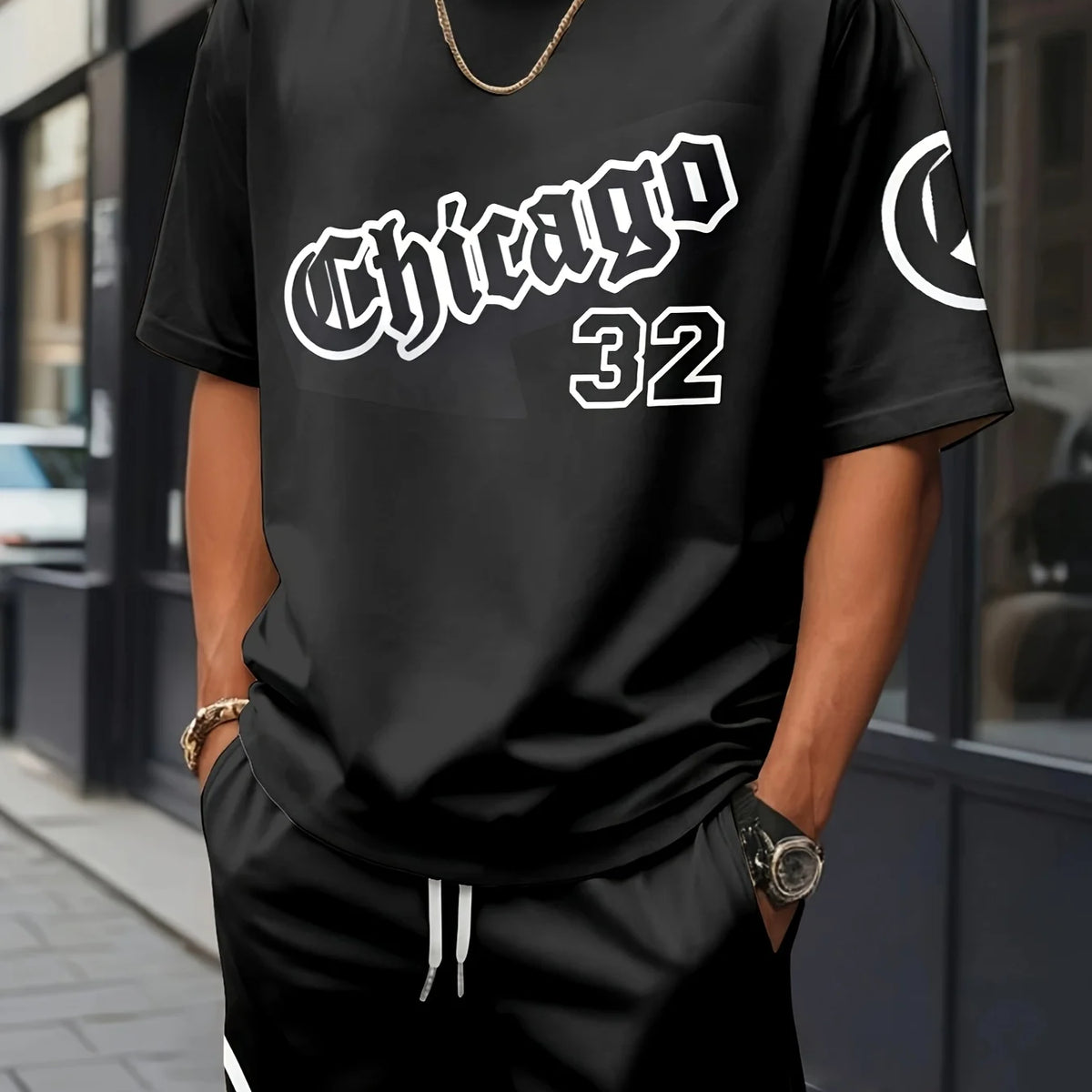 Summer Set Short-Sleeve T-Shirt Two-Piece Set