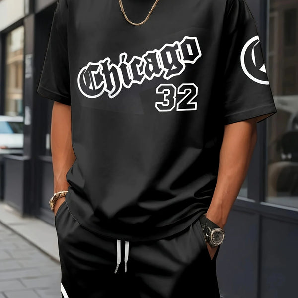 Summer Set Short-Sleeve T-Shirt Two-Piece Set