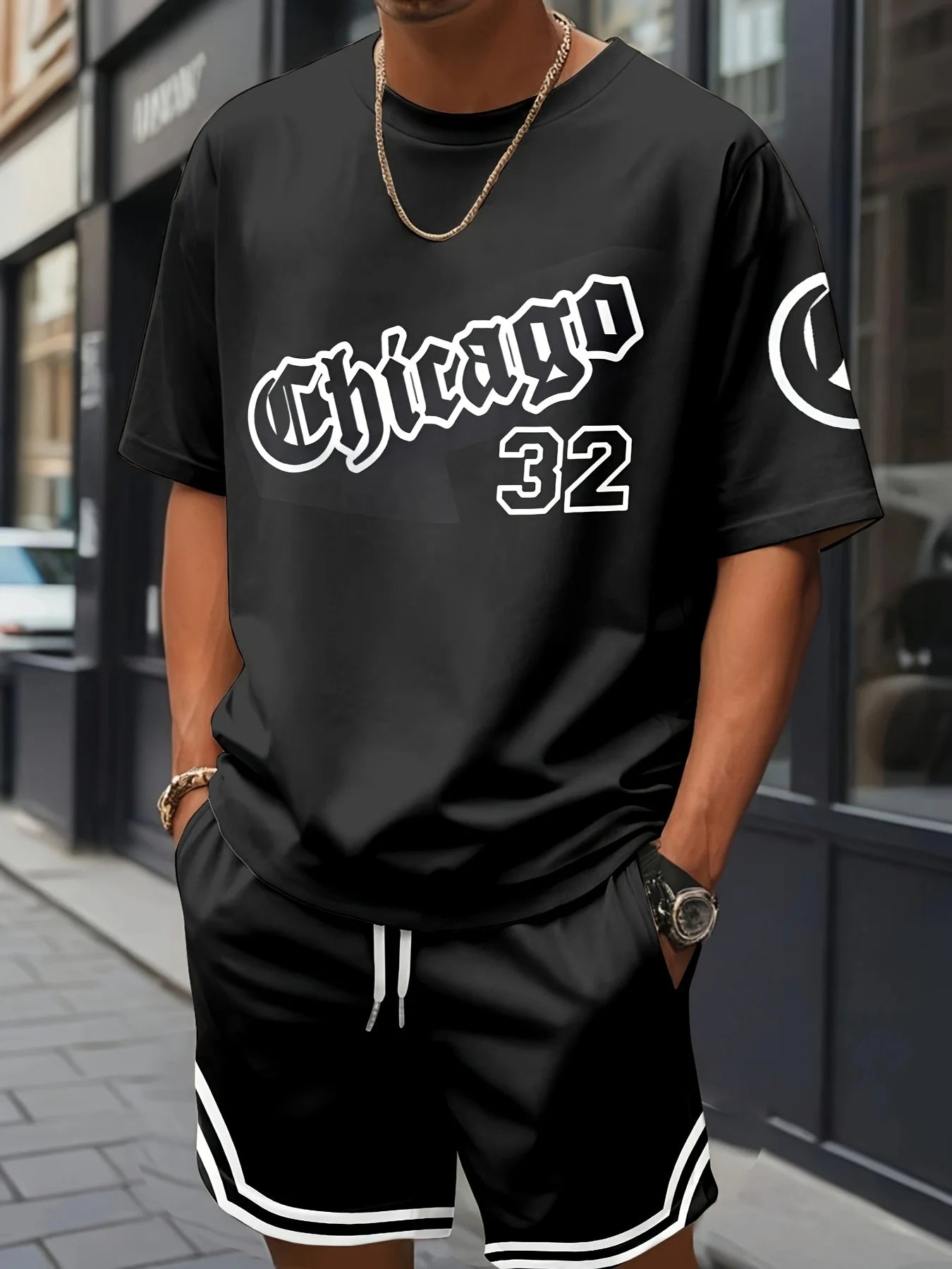 Summer Set Short-Sleeve T-Shirt Two-Piece Set