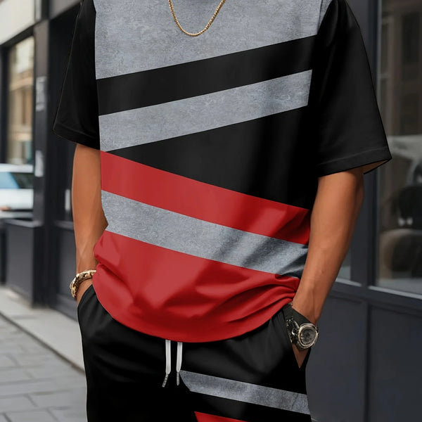 Summer Set Short-Sleeve T-Shirt Two-Piece Set