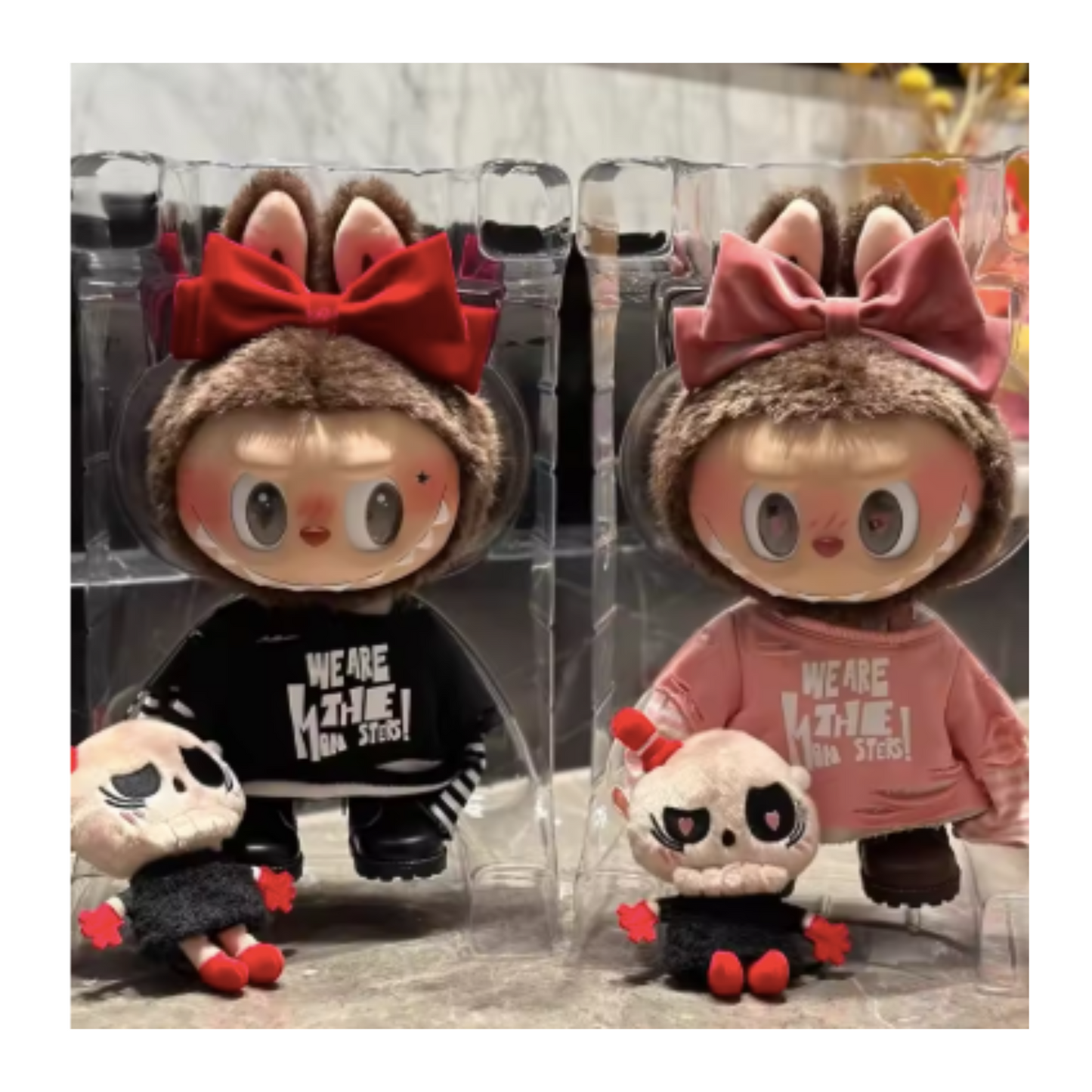 THE MONSTERS Catch Me If You Like Me Series-Vinyl Doll Gift Box  Pink Harmonia Plush Doll Gift Box