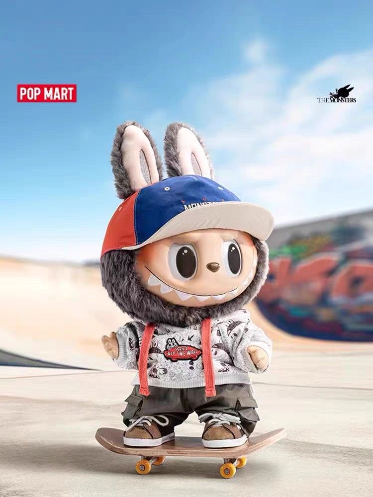 Pop Mart Labubu The Monsters x Vans Oldskool Monsters Forever Vinyl Plush Doll