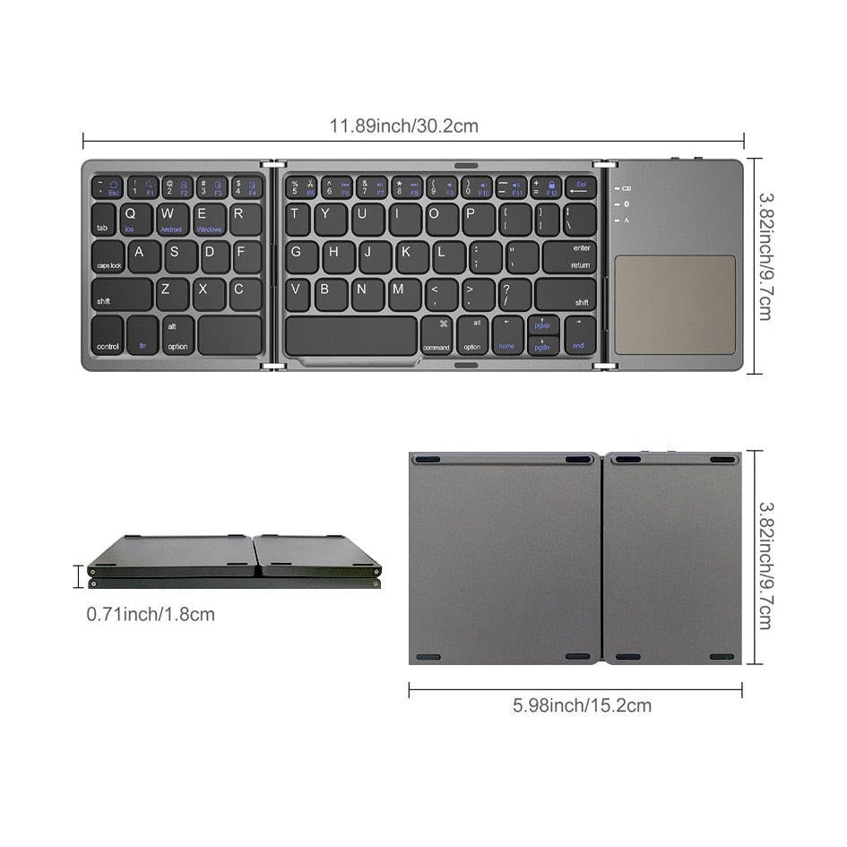 GADGETS4YOU™ Foldable Keypad Touchpad