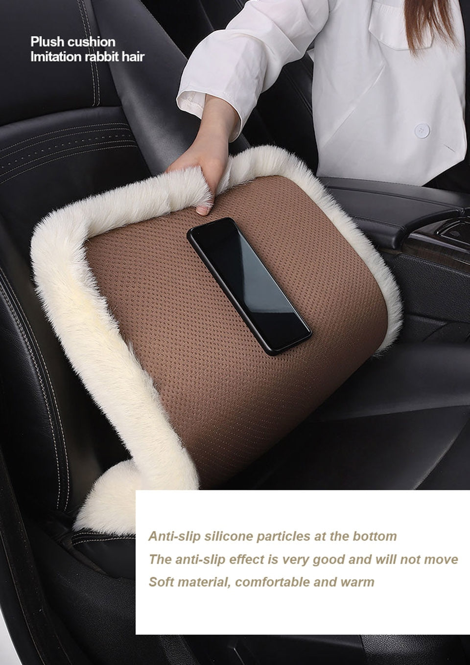 Plushy® Car Seat Cushion